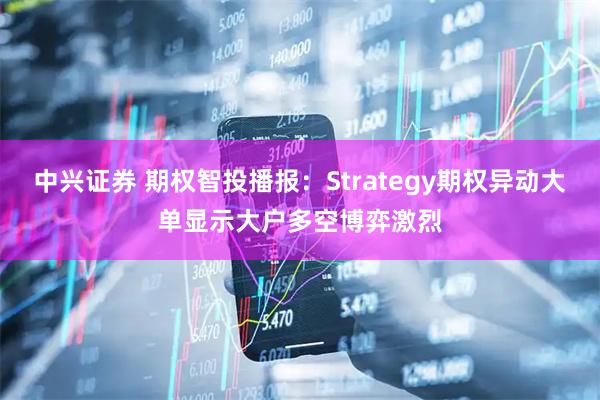 中兴证券 期权智投播报：Strategy期权异动大单显示大户多空博弈激烈